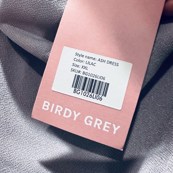 Birdy Grey ASH DRESS CREPE LILAC XXL NEW NWT WEDDING BRIDESMAID - Picture 5 of 5